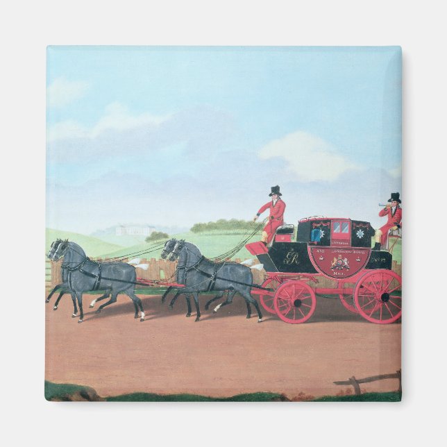 Imán Liverpool y London Royal Mail Coach, 1812 (Frente)