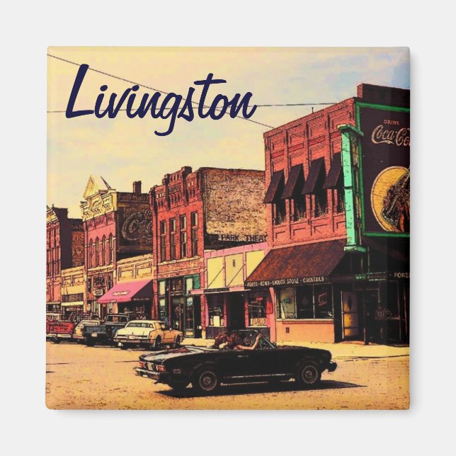 Imán Livingston Montana Magnet (Frente)