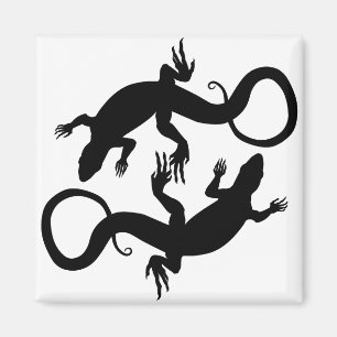 Imán Lizard Art Fridge Magnet
