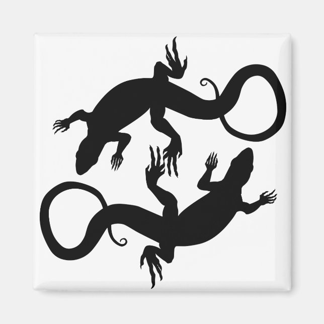Imán Lizard Art Fridge Magnet (Frente)