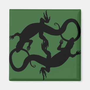 Imán Lizard Art Fridge Magnet Reptile Regalos & Magnets