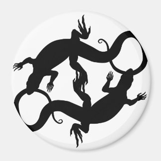 Imán Lizard Art Fridge Magnet Reptiles Regalos y Magníf
