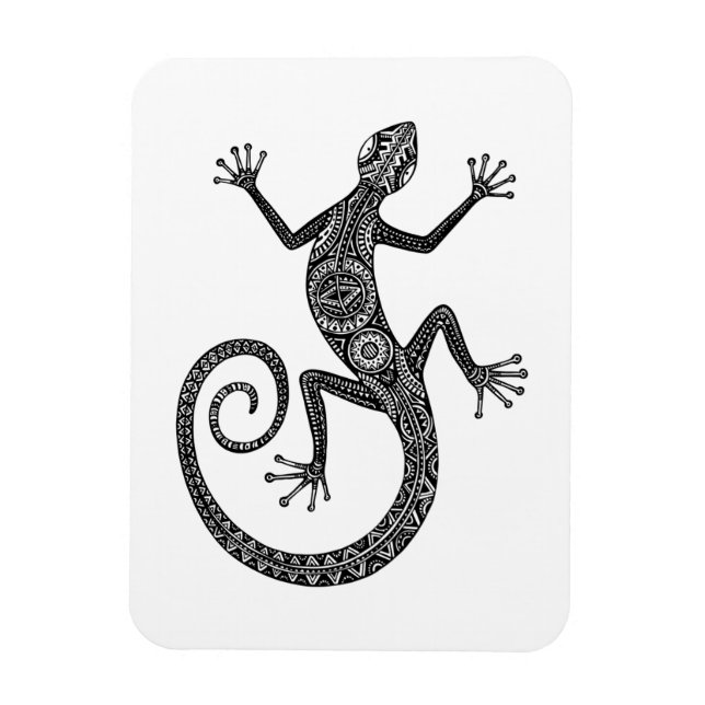Imán Lizard O Salamander Doodle (Vertical)