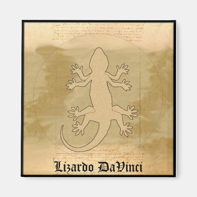 Imán Lizardo DaVinci (Frente)