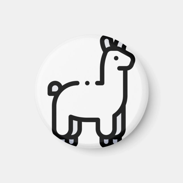 Imán Llama (Frente)