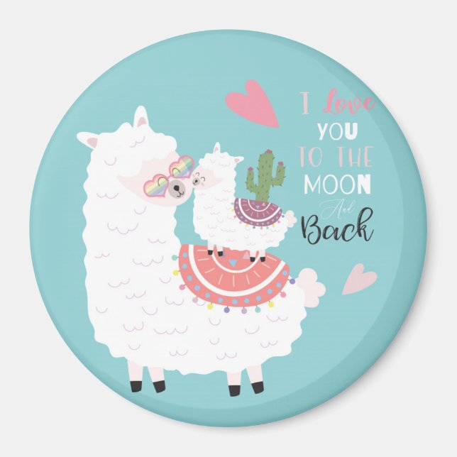 Imán Llama (Frente)