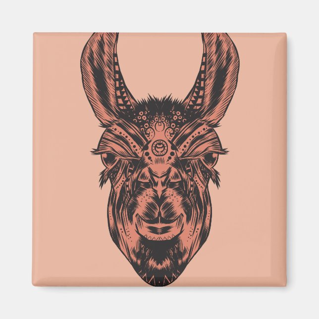 Imán Llama (Frente)