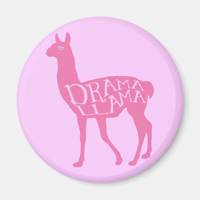 Imán Llama a drama rosa (Frente)