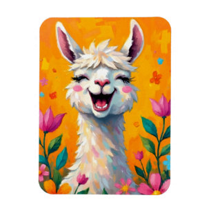 Imán Llama amor en flor