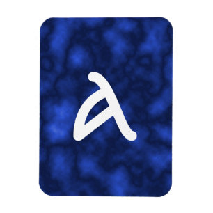 Imán Llama azul