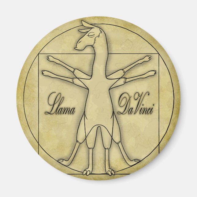 Imán Llama Da Vinci (Frente)