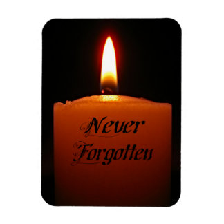 Imán Llama de la velas de recuerdo olvidada nunca