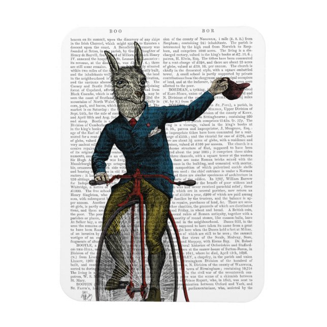 Imán Llama en bicicleta (Vertical)