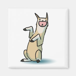 Imán Llama feliz