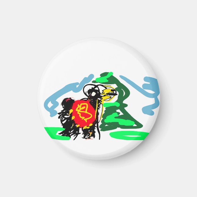 Imán Llama  fun   (Frente)