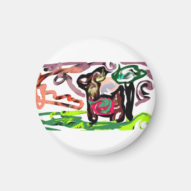 Imán Llama Lazy (Frente)