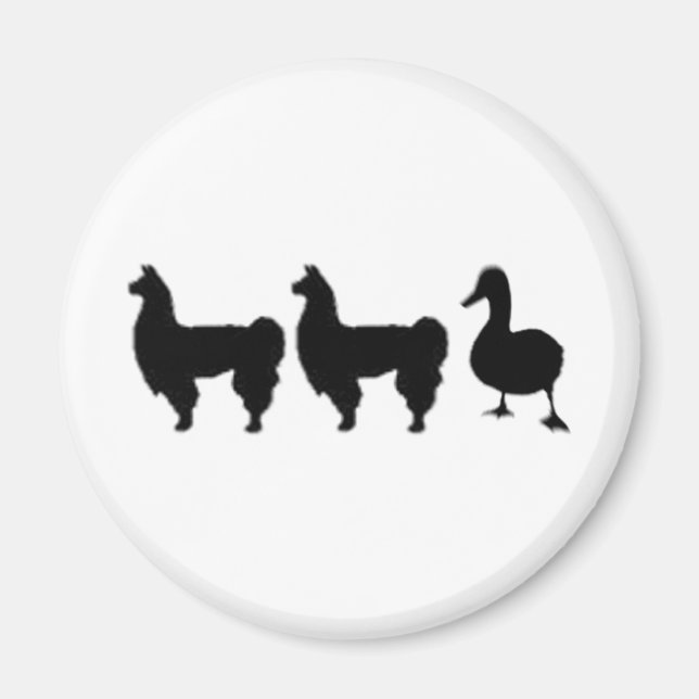 Imán Llama llama pato (Frente)