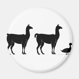 Imán Llama, llama, pato