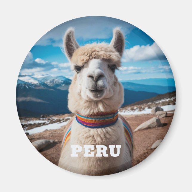 Imán Llama peruana (Frente)