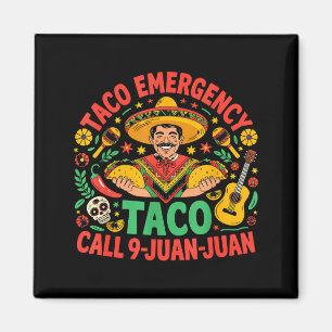 Imán Llamada de emergencia de taco 9 juan juan cinco de