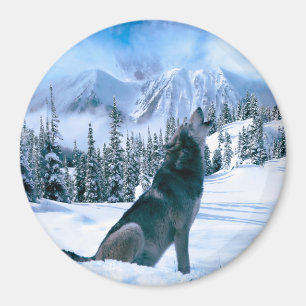 Imán Llamada de lobo