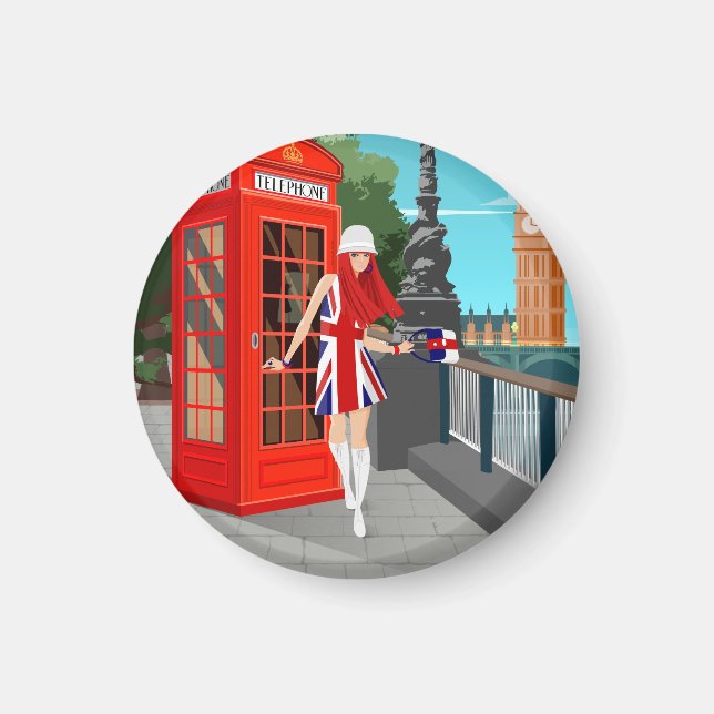 Imán Llamada de Londres (Frente)
