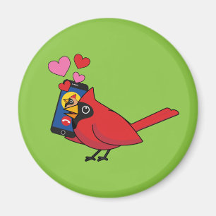 Imán Llamadas Cardinal Bird Love Mating