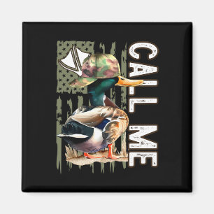 Imán Llámame Mallard Duck Hunter Season Cute Du