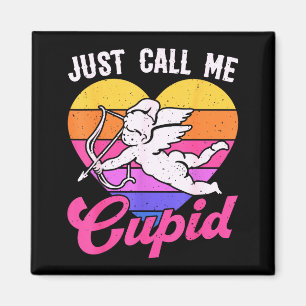 Imán Llámame simplemente Cupido San Valentín Cute Flech