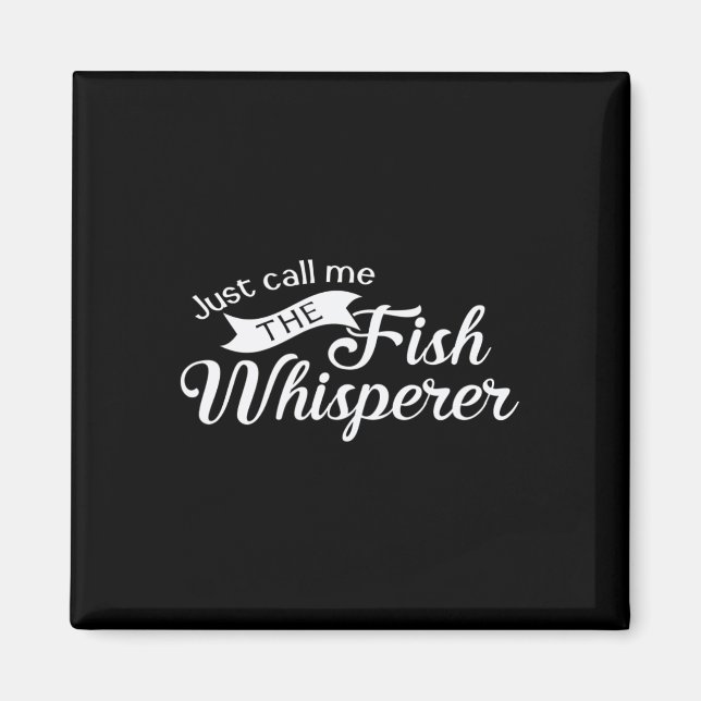 Imán Llámame simplemente el susurrador de peces Diverti (Frente)