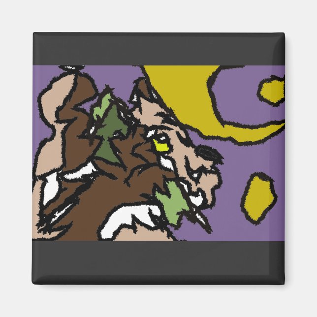 Imán Llamando lobo (Frente)