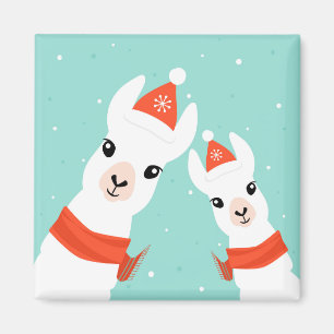 Imán Llamas de Papá Noel