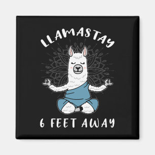 Imán Llamastay 6 Pies de Distancia Llama Divertida Dist