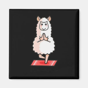 Imán Llamaste Llama Alpaca Ejercicio De Yoga Gimnasio D