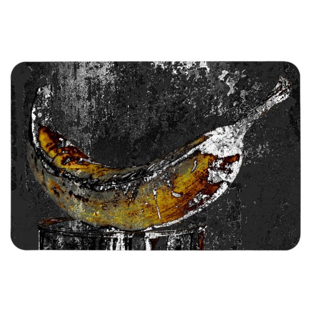 Imán llano de plátano (Horizontal)