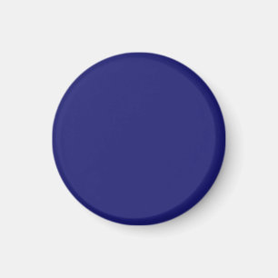 Imán Llanura Minimalista de color azul oscuro sólido