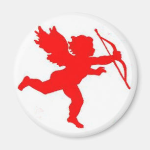 Imán Llanura Roja Cupido De Magnet
