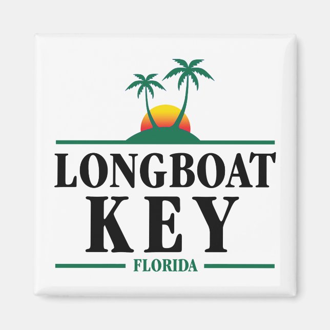 Imán Llave de barco largo por Florida (Frente)
