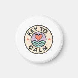 Imán Llave para la calma | Regalo de agradecimiento de 