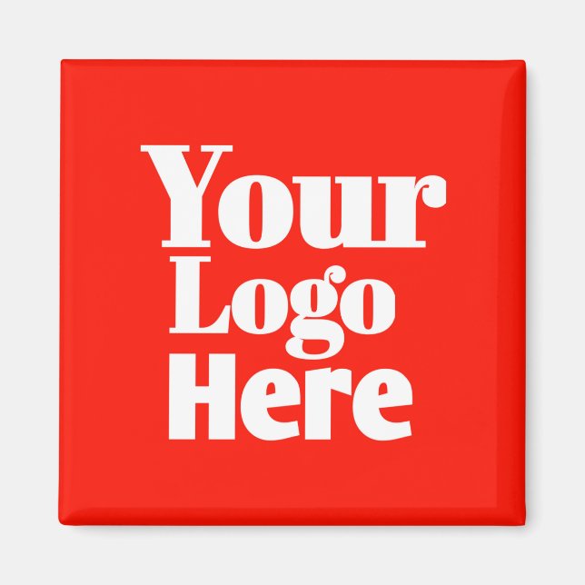 Imán Llavero de Logotipo Comercial Personalizado (Frente)