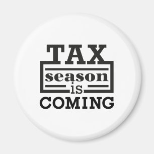 Imán Llega la temporada de impuestos