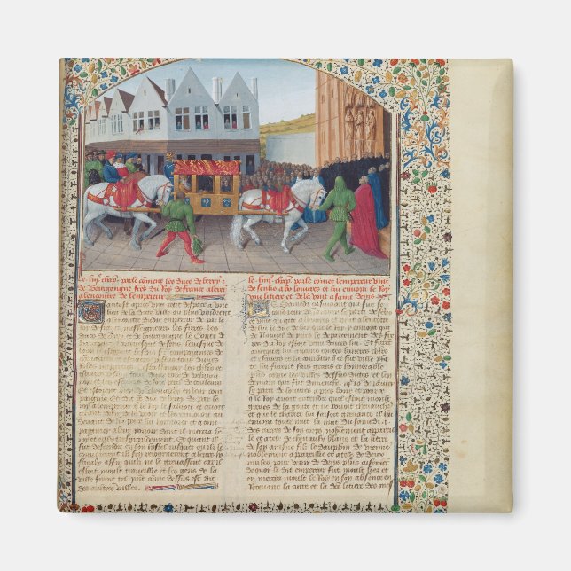 Imán Llegada del emperador Carlos IV (Frente)