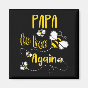 Imán Llegando papá para ser anuncio de embarazo del día