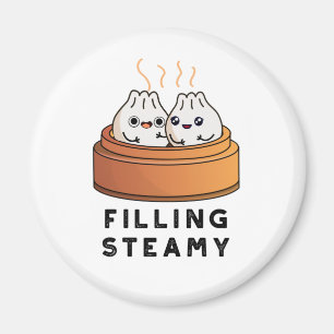 Imán Llenando un divertido Dimsum Bao Pun