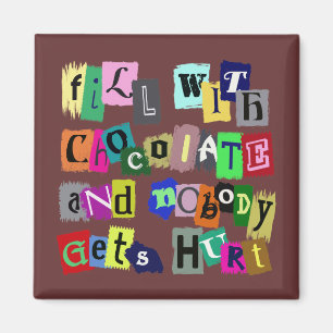 IMÁN LLENO DE CHOCOLATE...