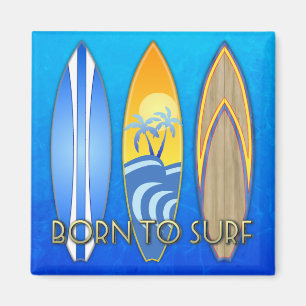 Imán Llevado practicar surf