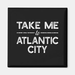 Imán Llévame a Atlantic City - Divertido Viaje a Nueva