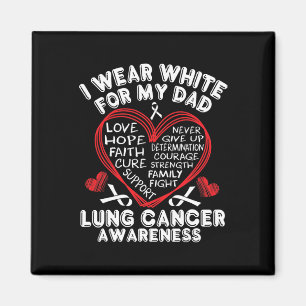 Imán Llevo Blanco Para Mi Papá Los Awarenes Del Cáncer