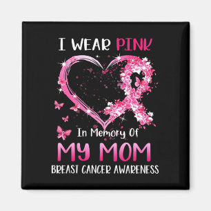 Imán Llevo Rosa En Memoria De Mi Mamá Con El Cáncer De