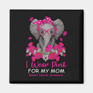 Imán Llevo Rosado Por Mi Mamá Elefante El Cáncer De Mam